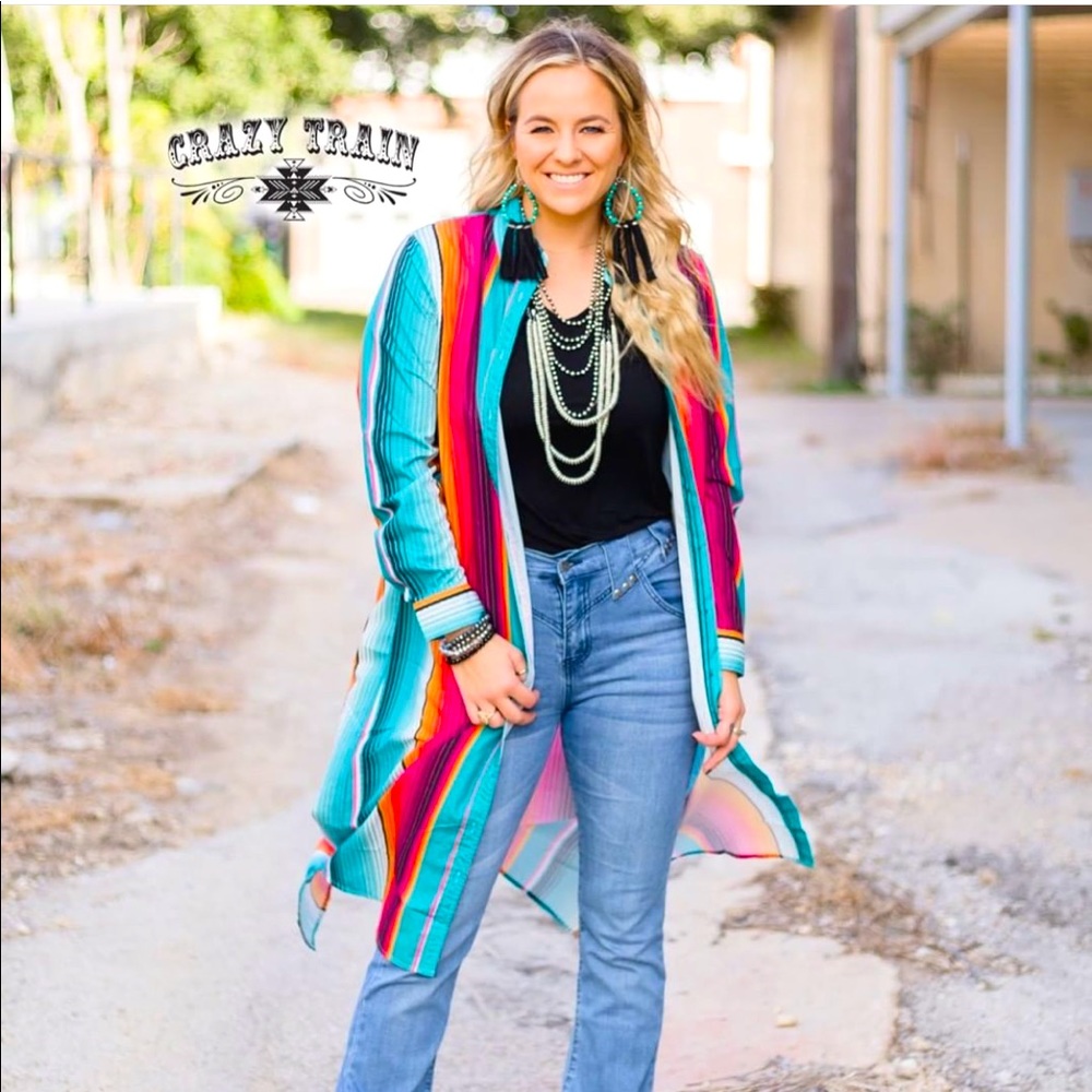 Ranch Rodeo Serape Duster - Picture 2 of 2